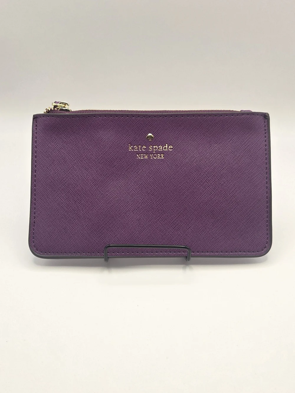 Kate Spade New York Leather Clutch Purple